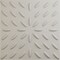 Ekena Millwork 19 5/8in. W x 19 5/8in. H Blaze EnduraWall Decorative 3D Wall Panel Covers 2.67 Sq. Ft. WP20X20BLGBW - alternate 1